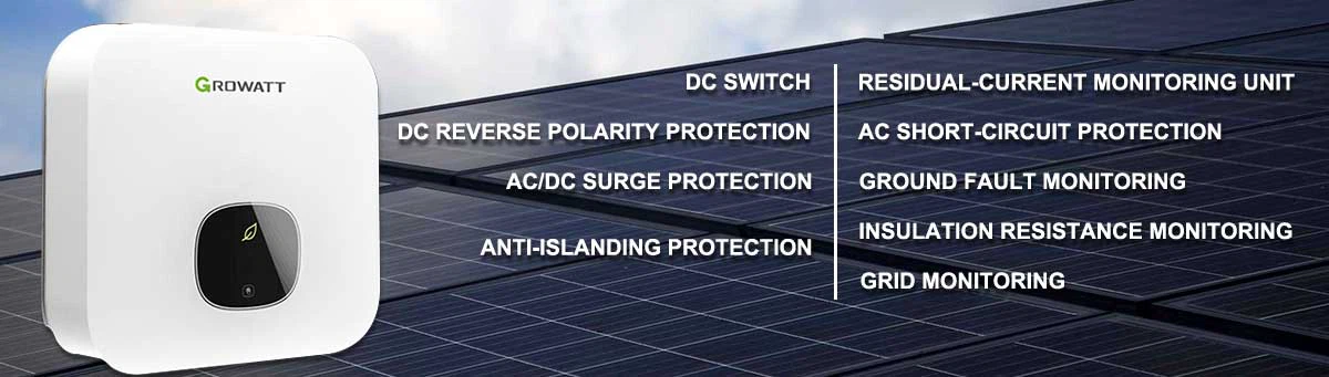 5kw growatt inverter protection function 5kw growatt inverter protection function