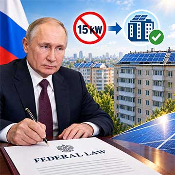 بوتين يلغي قاعدة الـ 15 كيلووات التي تمنع استخدام الطاقة الشمسية في المباني ا...